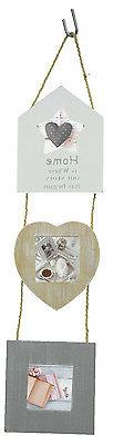 Cornice portafoto,"SWEET HOME", shabby chic, 3 posti, pvc ef