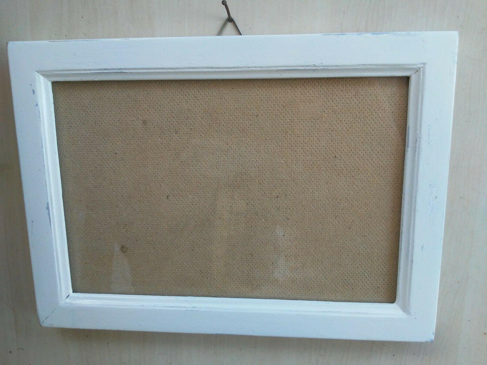 cornice portafoto vuota in legno da parete