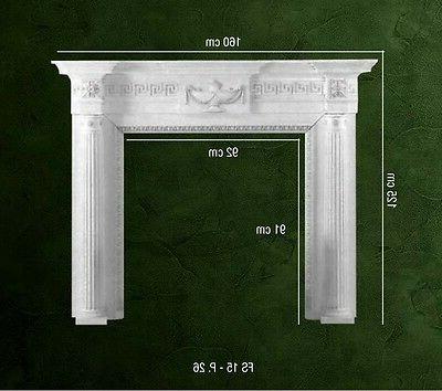 cornice rivestimento caminetto in gesso cod fsb