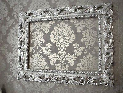 cornice traforata argento brillante classica barocco su