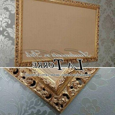 cornice traforata asta quadro in legno oro