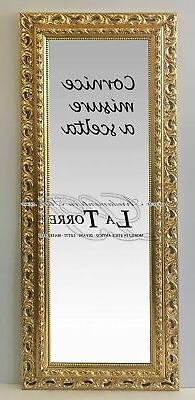 Cornice traforata G classica barocco su misura legno scorrev