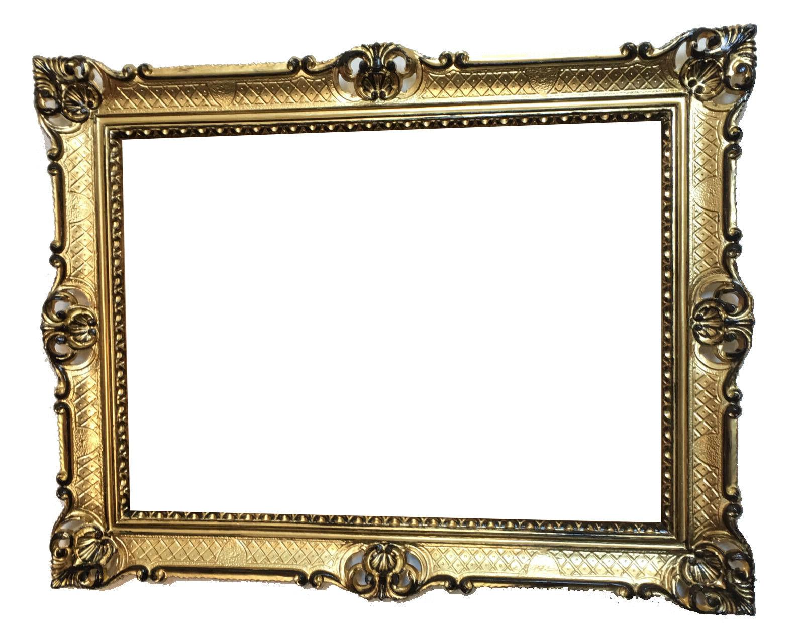 cornici barocco oro nero 50x70 stile liberty