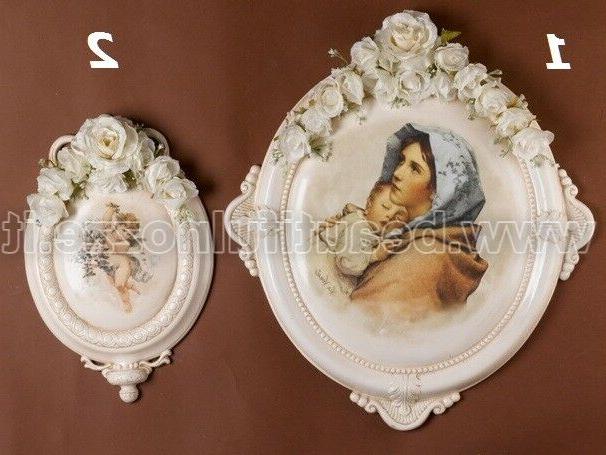 cornici d acanto quadri in ceramica bianco