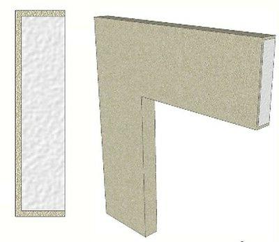 cornici in polistirolo resinate 115 x 36