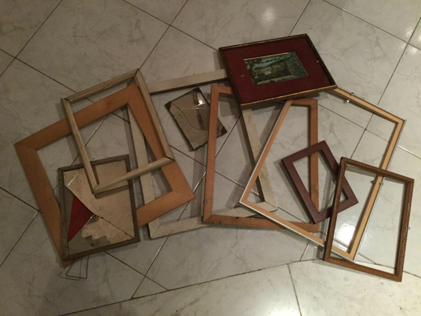 cornici varie misure lotto 10 pezzi vintage