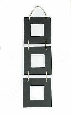 Da Parete Grigio Naturale Ardesia Foto Cornice 3 Set - 10cm 