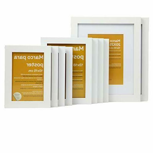 formato bianco cornice 10 set 20x25cm x2