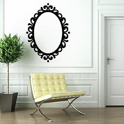foto cornice ovale specchio decorativo contemporaneo vintage