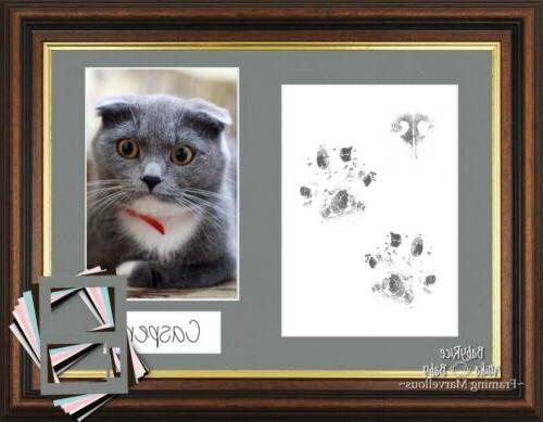 gatto cucciolo zampa stampa pawprints kit mogano