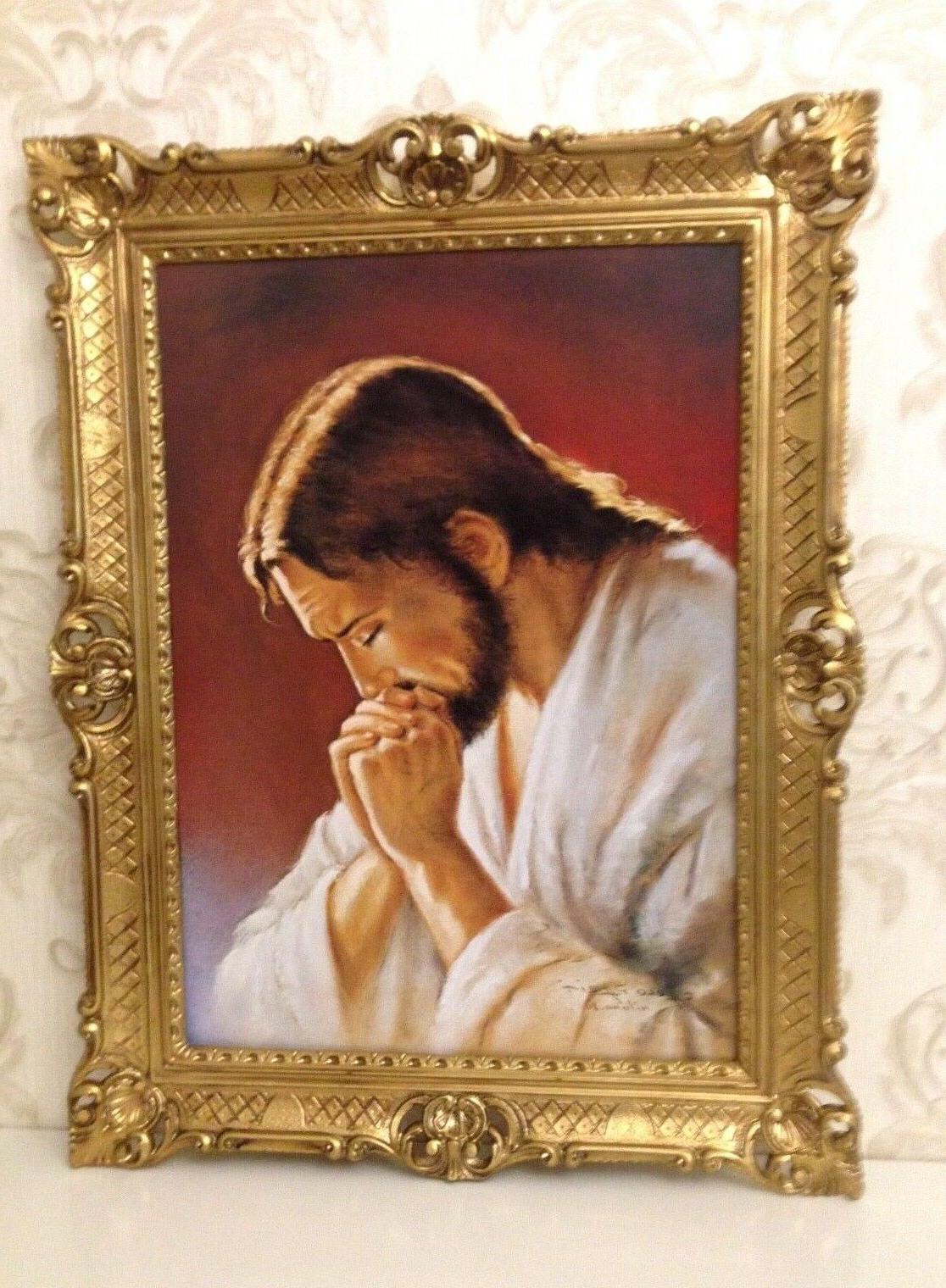 immagine sacra gesu antico quadro 90x70 da