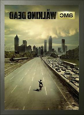 incorniciato the walking dead citta maxi poster