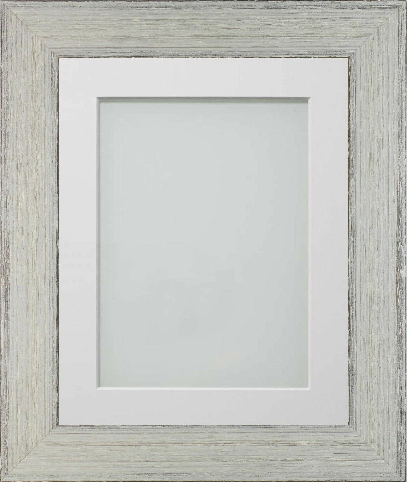 kingswood bianco in legno rustico foto cornici