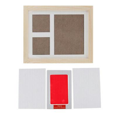 kit per impronte footprint handprint bimbi cornice