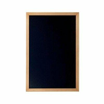 lavagna da parete con cornice teak 40x60