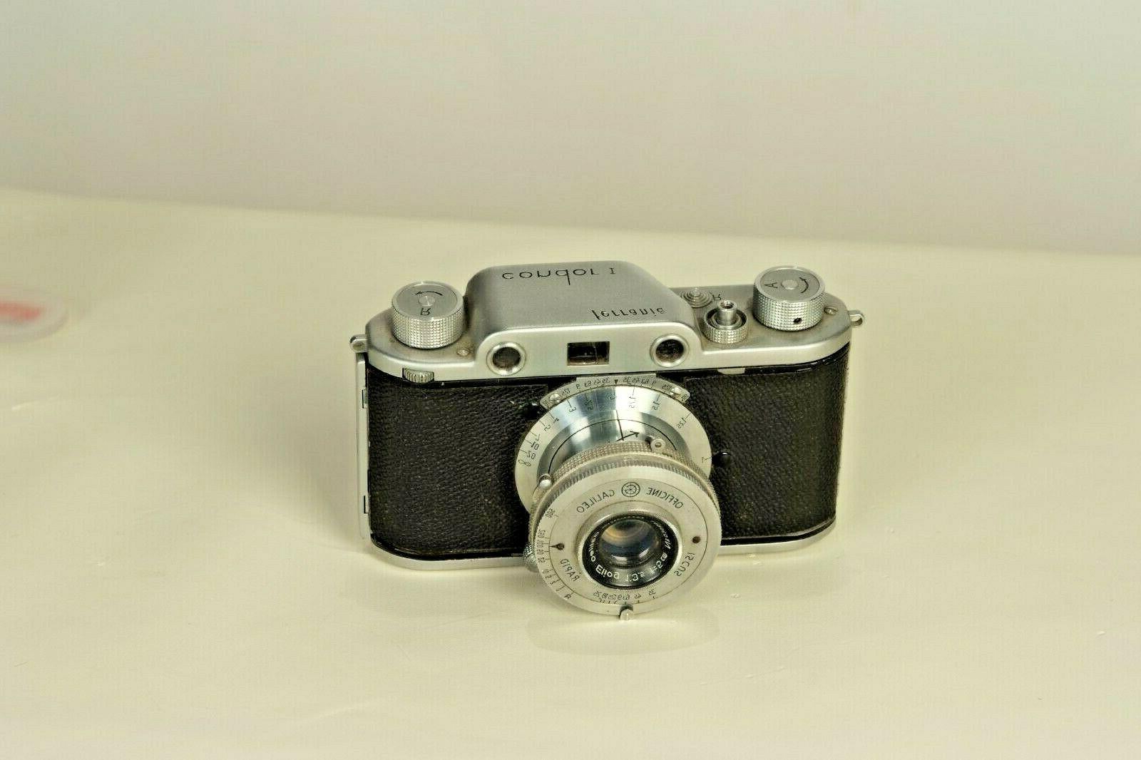 macchina foto condor 1 rollino 35mm custodia