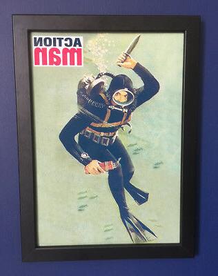 marinaio blu navy frogman cornice 1960 s