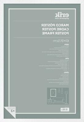 merchandising poster frame white 61x91 5 cm
