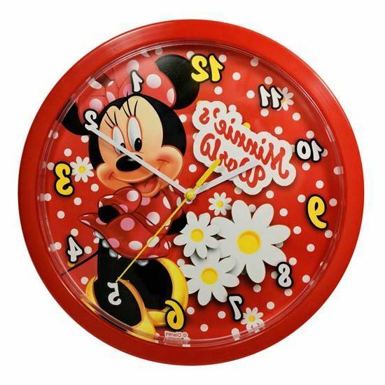 minnie mouse a batteria orologio da parete