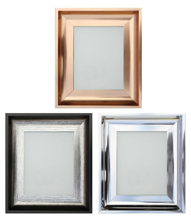 moderno brillante oro rosa argento o cromato