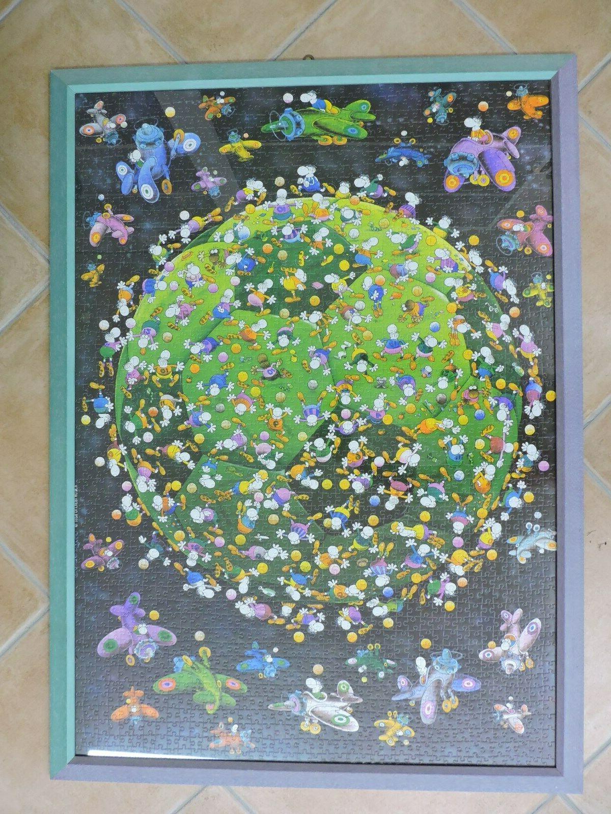 mordillo puzzle 2000 pezzi con cornice legno