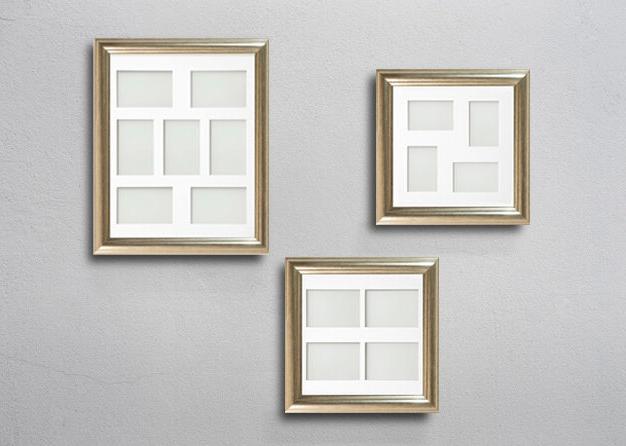 multi apertura collage eldridge argento anticato cornici