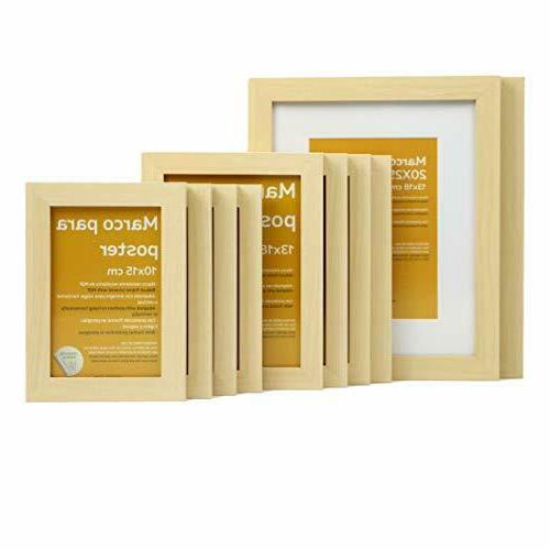 noce dimensione del frame lightwood 10 set