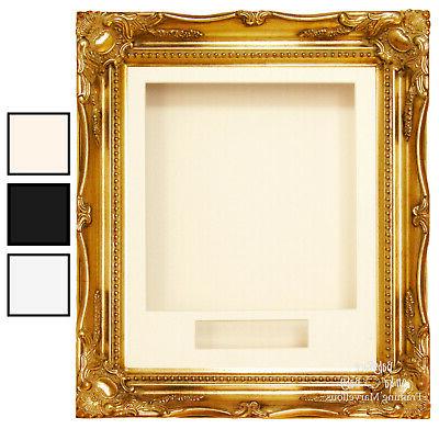 nuovo oro spazzato ornato barocco rococo profondo