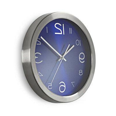 orologio da parete 30 cm quadrante blu