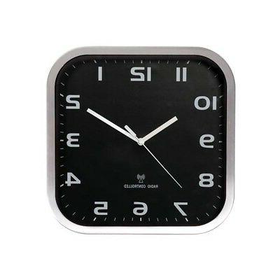 orologio da parete 30x30cm radiocontrollato dcf cornice