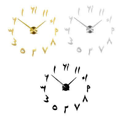 orologio da parete 3d con specchio senza
