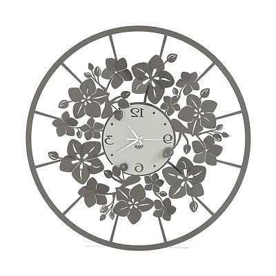 orologio da parete design cornice di fior