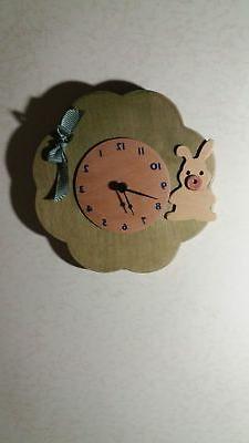 Orologio e Cornice da parete in legno