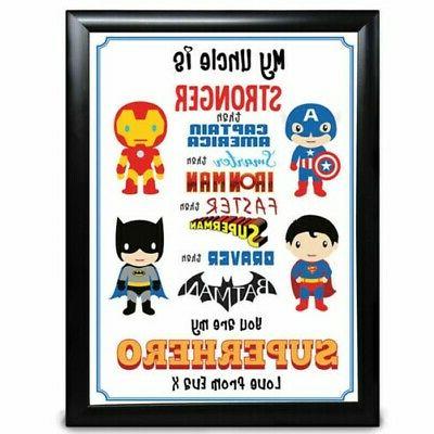 personalizzato eroe zio regali compleanno natale thank