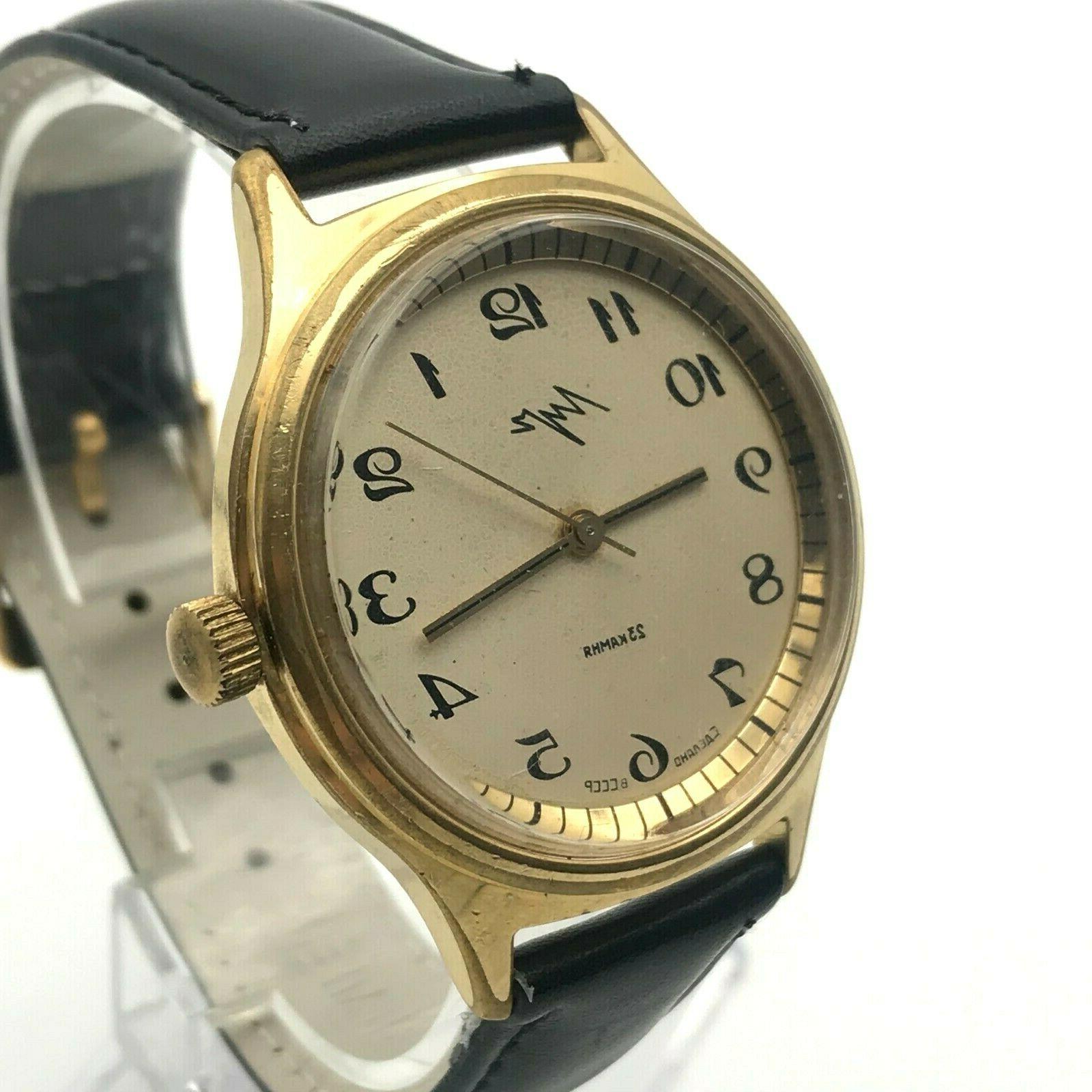 placcato oro cornici lusso elegante orologio ussr