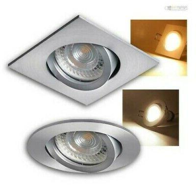 plafoniere argento anodizzato aluminium geburstet rotondo an