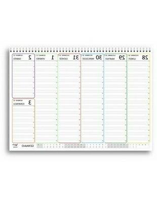 planning da tavolo 21x30 spiralato 2021 cornici