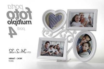 porta foto cornice multiplo 4 posti home