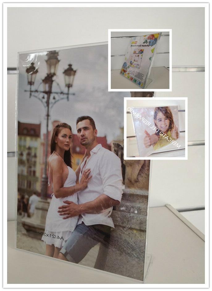 porta foto menu prezzi espositore in plastica