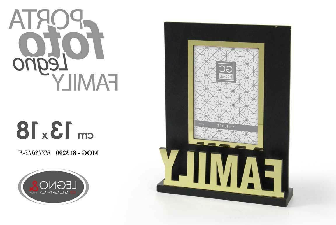 portafoto 13 18 cm cornice familia oro
