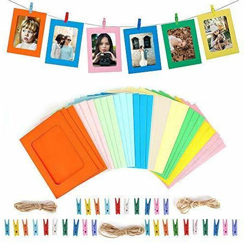 veesun portafoto con mollette 30 pcs cornici