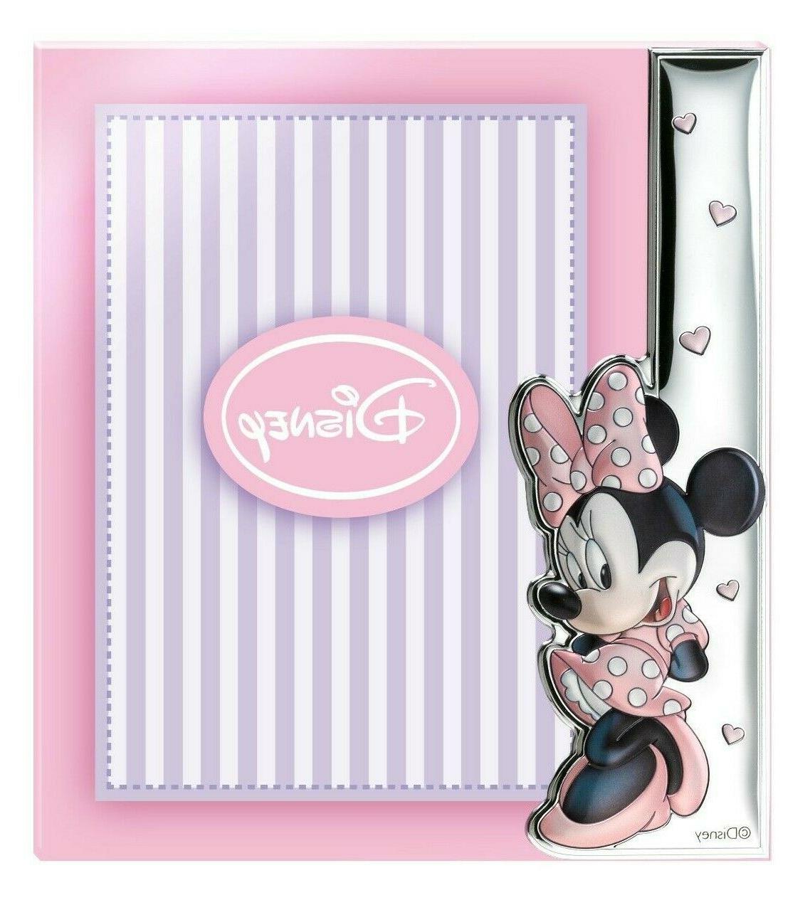 portafoto cornice foto argento disney minnie mouse