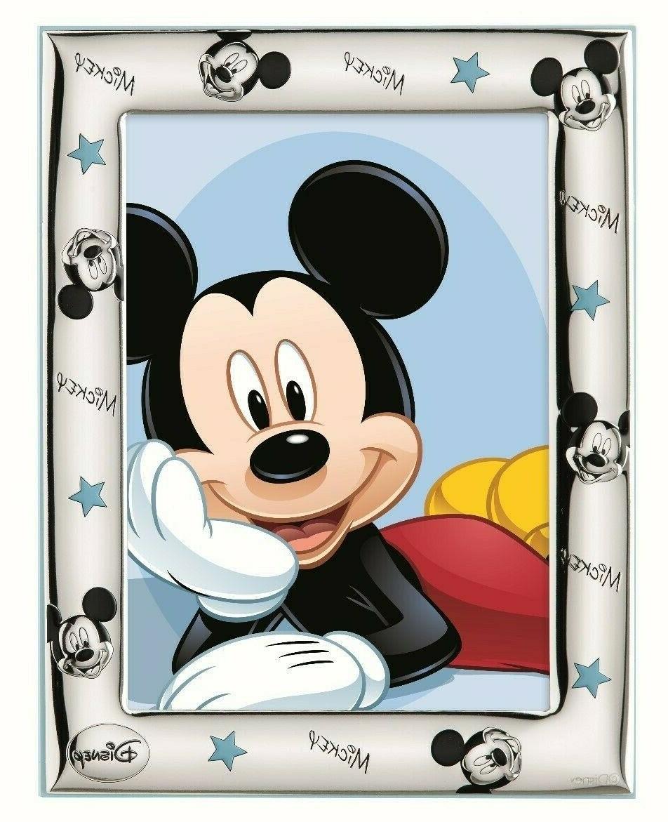 portafoto cornice foto argento disney topolino valenti