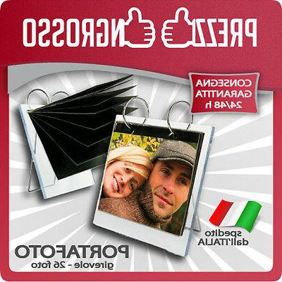portafoto cornice girevole per 26 foto fotografia