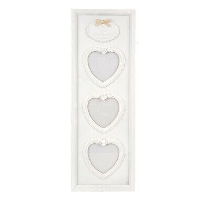 portafoto da muro bianco shabby chic multiplo