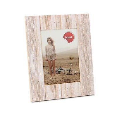 portafoto in legno bianco per foto 10x15cm