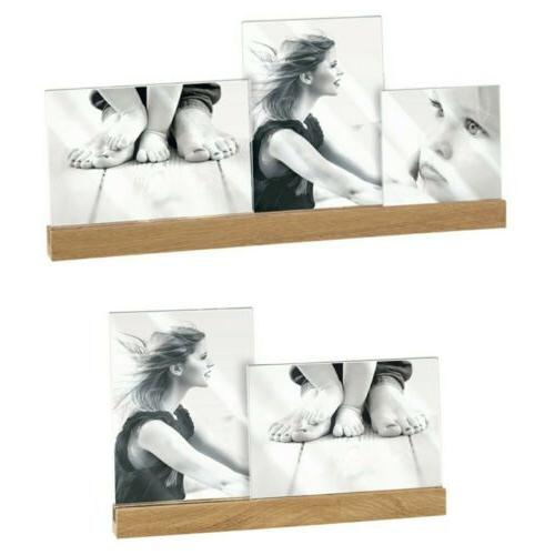 portafoto in legno rovere cornice multipla 2
