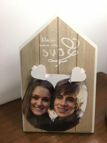 portafoto porta foto cornici in legno bianca