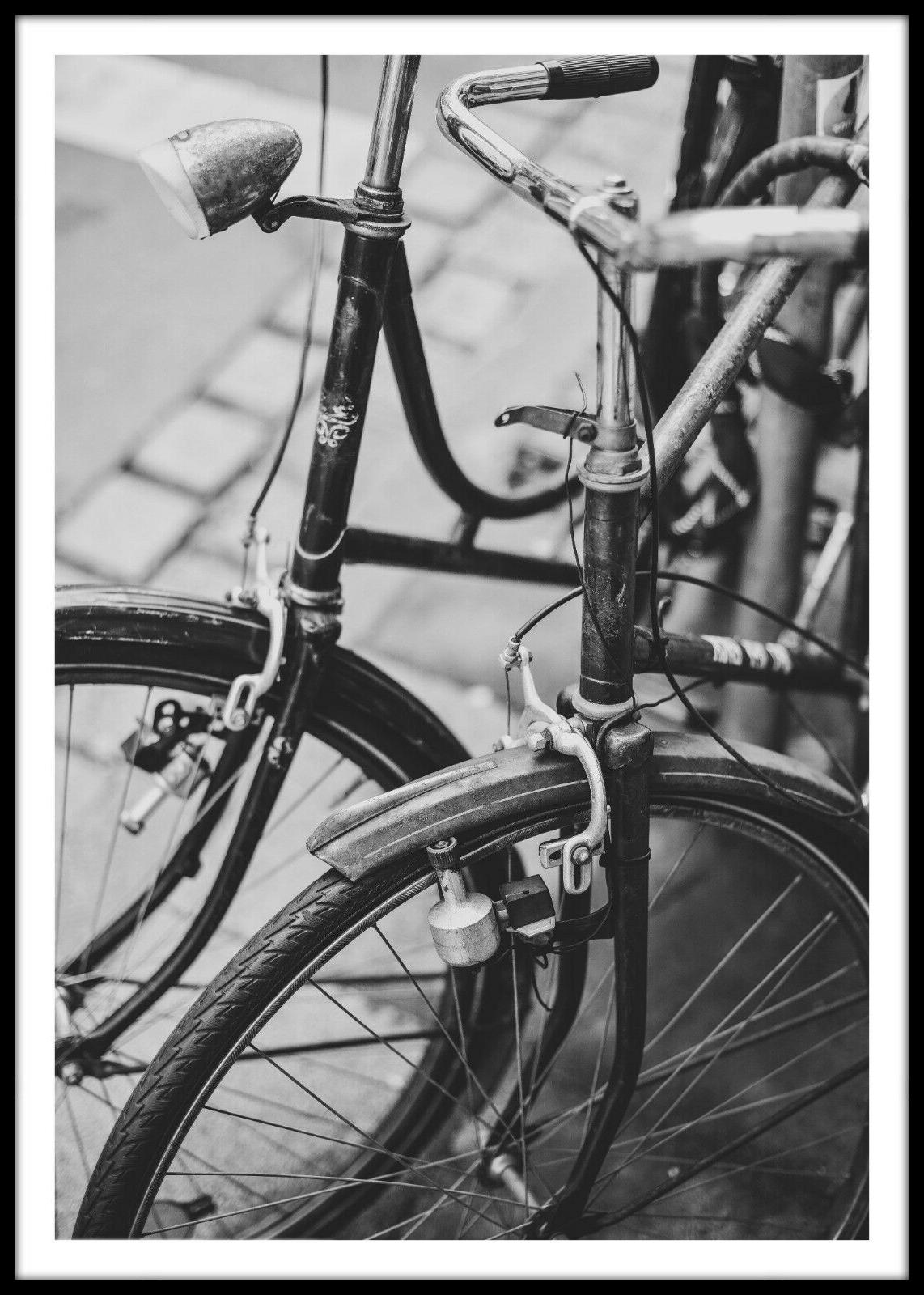 poster bycicle quadro cornice fotografia vintage stampa