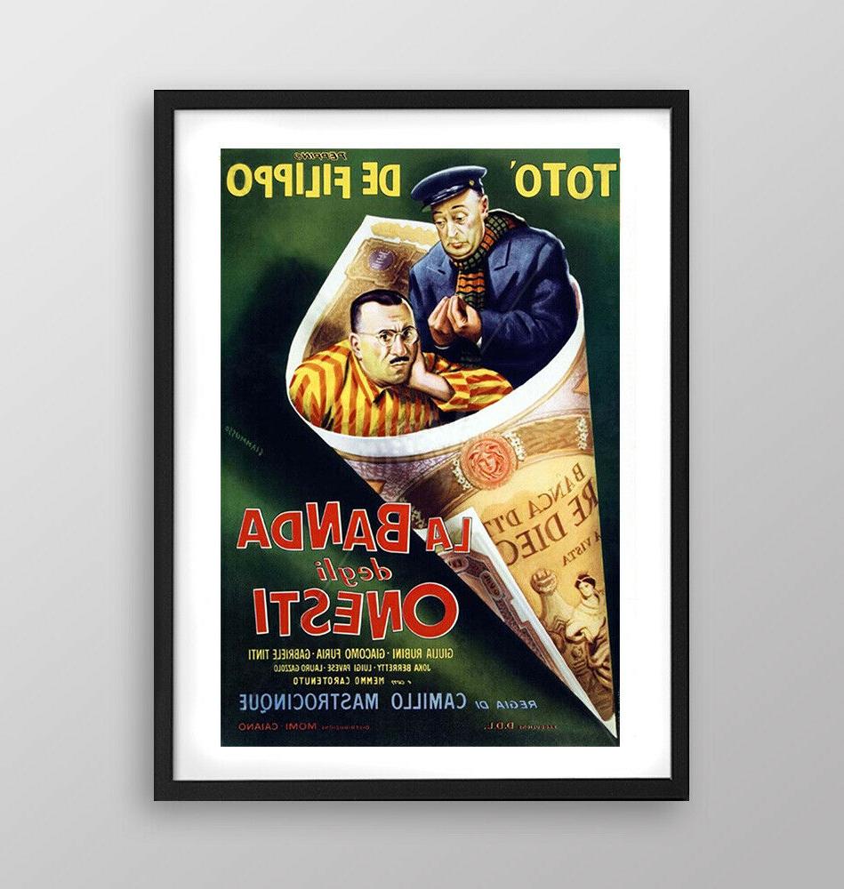 poster con cornice la banda degli onesti
